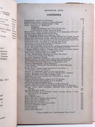 AERO MODELLER ANNUAL 1955-56