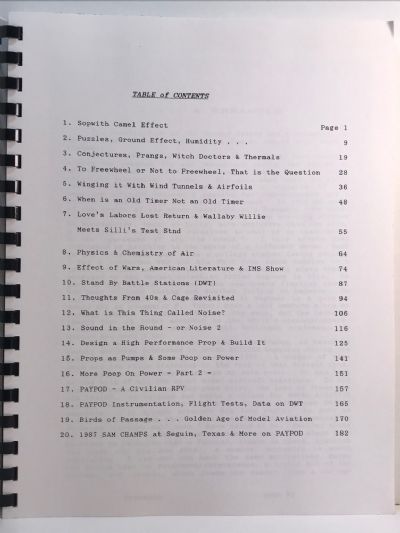 A SERIES OF ARTICLES PUBLISHED IN MODEL BUILDER MAGAZINE