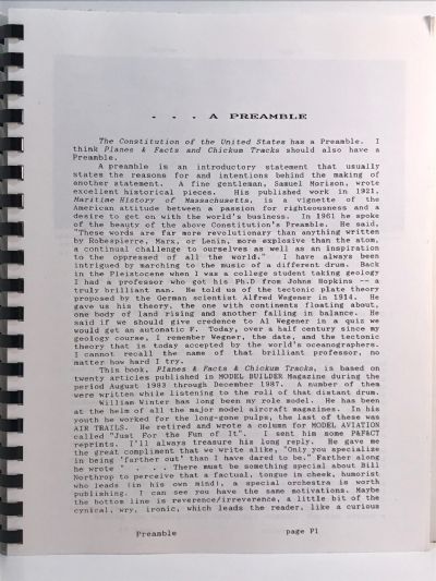 A SERIES OF ARTICLES PUBLISHED IN MODEL BUILDER MAGAZINE