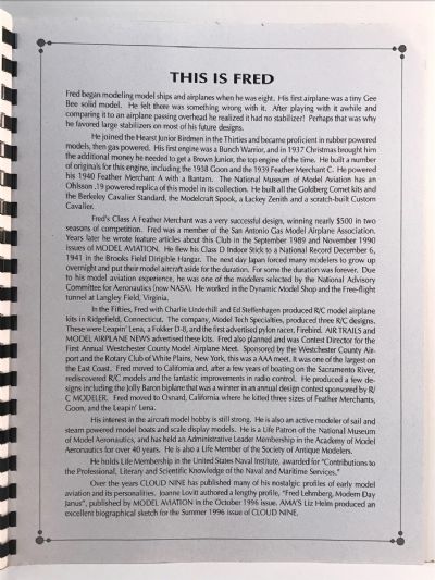 A SERIES OF ARTICLES PUBLISHED IN MODEL BUILDER MAGAZINE