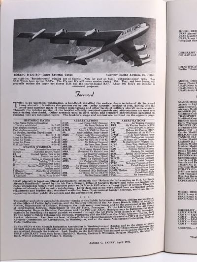 USAF AIRCRAFT 1947-1956