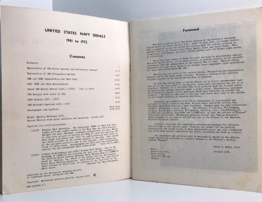 UNITED STATES NAVY SERIALS 1941 TO 1972