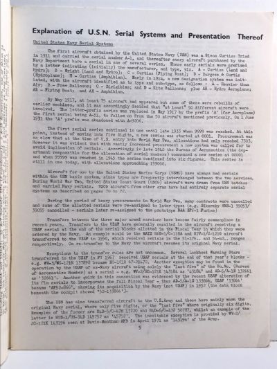 UNITED STATES NAVY SERIALS 1941 TO 1972