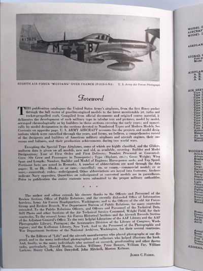 U.S. ARMY AIRCRAFT 1908-1946