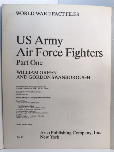 U.S. ARMY AIR FORCE FIGHTERS: Parts 1 and 2