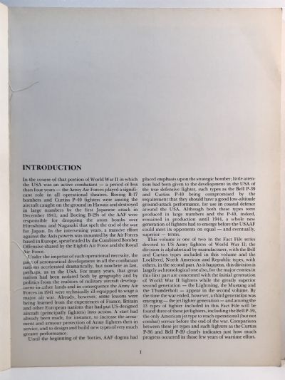 U.S. ARMY AIR FORCE FIGHTERS: Parts 1 and 2