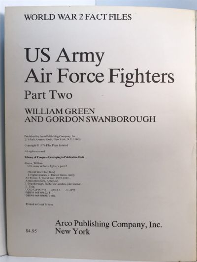 U.S. ARMY AIR FORCE FIGHTERS: Parts 1 and 2
