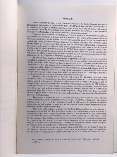 ENCYCLOPEDIA OF U.S. MILITARY AIRCRAFT: World War I Production Program - Vol 1+2