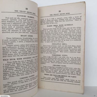 The Peace Recipe Book