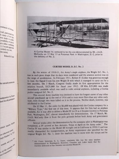 ENCYCLOPEDIA OF U.S. MILITARY AIRCRAFT: 1908 to April 6, 1917 - 4 Vol. set