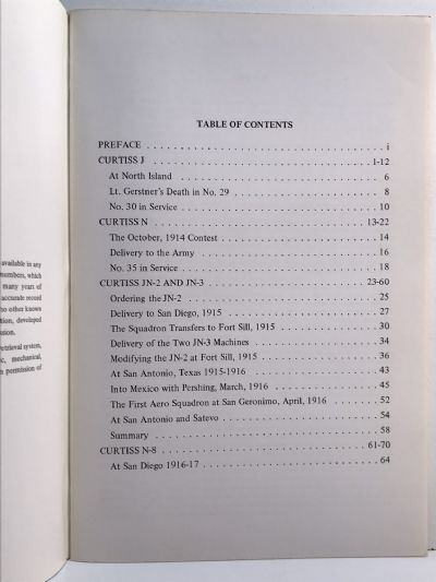 ENCYCLOPEDIA OF U.S. MILITARY AIRCRAFT: 1908 to April 6, 1917 - 4 Vol. set