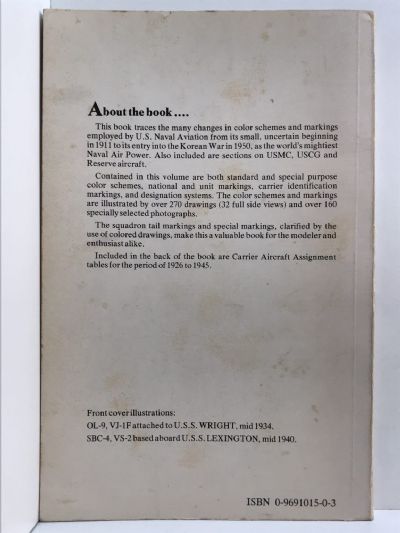 COLOR SCHEMES AND MARKINGS U.S. NAVY AIRCRAFT 1911-1950