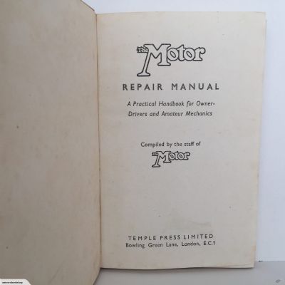 THE MOTOR REPAIR MANUAL: Tenth Edition
