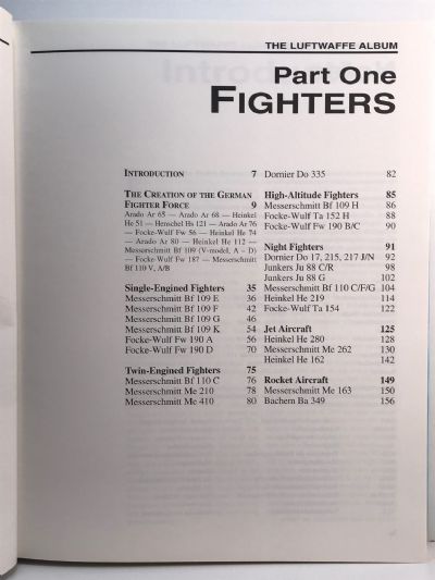 THE LUFTWAFFE ALBUM: Bomber and Fighter Aircraft of the German Air Force 1933-1945