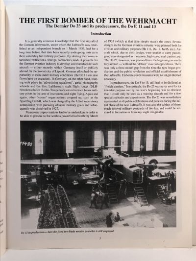DORNIER DO 23: First Bomber of the Wehrmacht