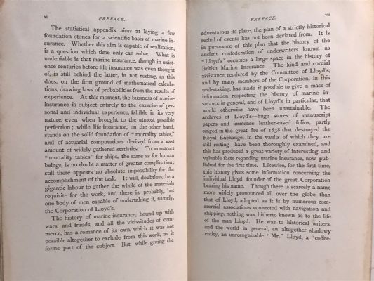 THE HISTORY OF LLOYD'S And of Marine Insurance in Great Britain