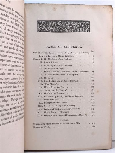 THE HISTORY OF LLOYD'S And of Marine Insurance in Great Britain