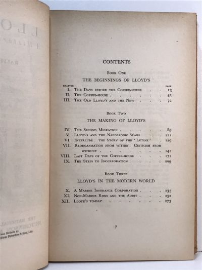 LLOYD'S: A Historical Sketch
