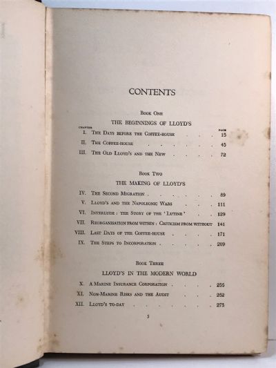 LLOYD'S: A Historical Sketch
