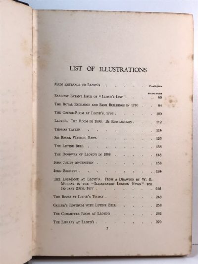 LLOYD'S: A Historical Sketch