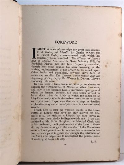 LLOYD'S: A Historical Sketch