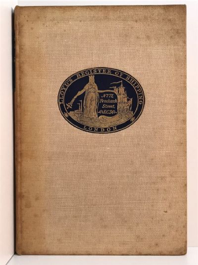 LLOYD'S REGISTER OF SHIPPING 1760 - 1960