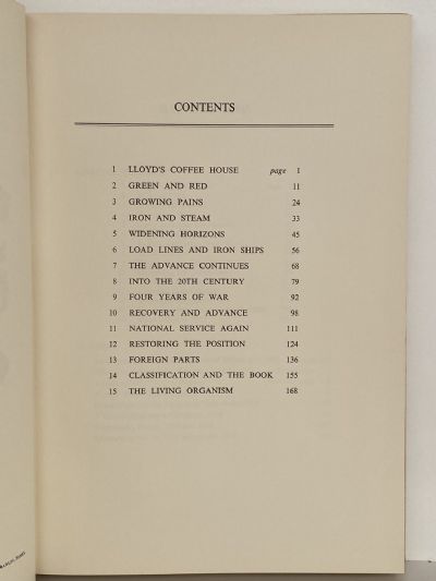 LLOYD'S REGISTER OF SHIPPING 1760 - 1960