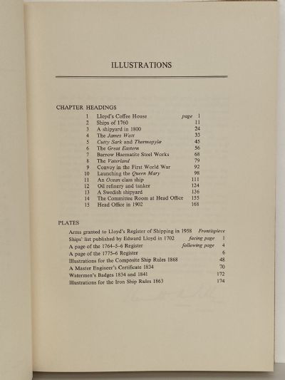LLOYD'S REGISTER OF SHIPPING 1760 - 1960