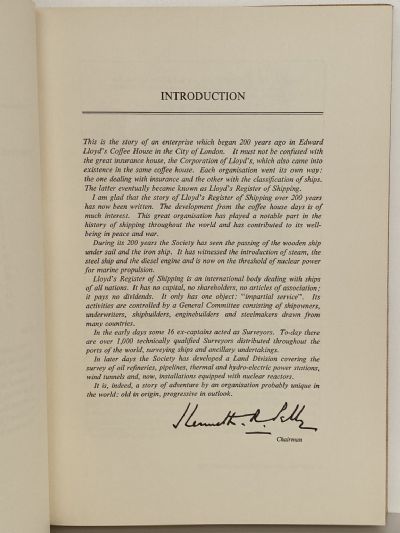 LLOYD'S REGISTER OF SHIPPING 1760 - 1960