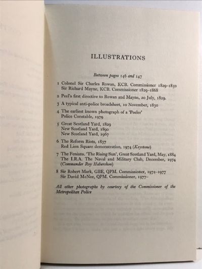 THE QUEEN'S PEACE: The Origins and Development of The Metropolitan Police 1829-1979