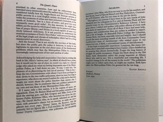 THE QUEEN'S PEACE: The Origins and Development of The Metropolitan Police 1829-1979
