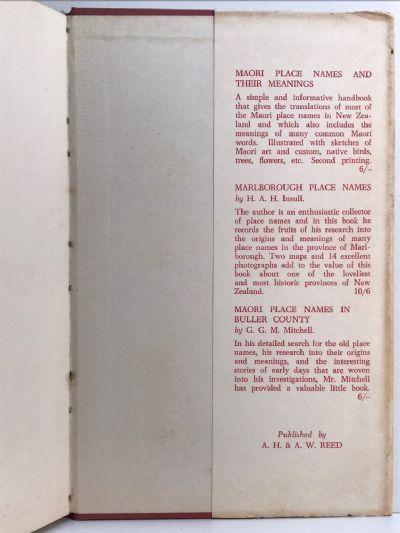 THE STORY OF NEW ZEALAND PLACE NAMES