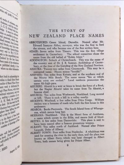 THE STORY OF NEW ZEALAND PLACE NAMES
