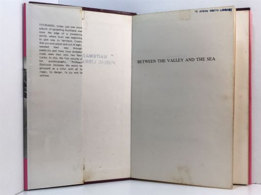 BETWEEN THE VALLEY AND THE SEA: A West Auckland Boyhood