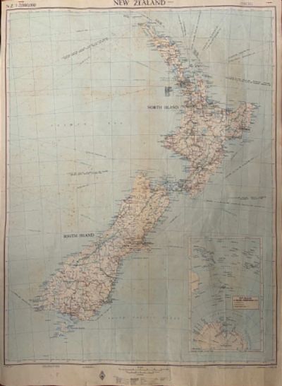 VINTAGE MAP: NZMS 84A - New Zealand