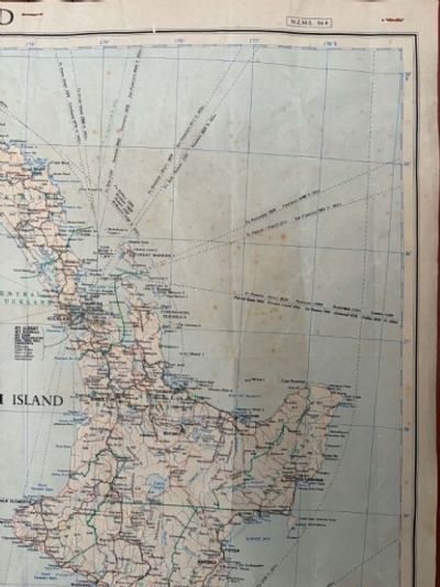 VINTAGE MAP: NZMS 84A - New Zealand