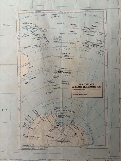 VINTAGE MAP: NZMS 84A - New Zealand