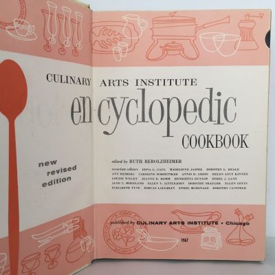 CULINARY ARTS INSTITUTE ENCYCLOPEDIC COOKBOOK 1967
