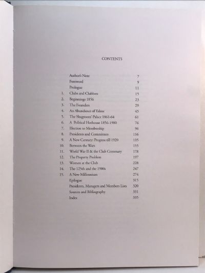 THE SHAGROONS' PALACE: A History of the Christchurch Club 1856-2006