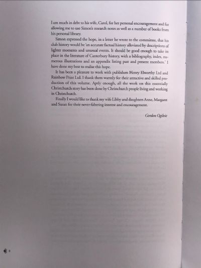 THE SHAGROONS' PALACE: A History of the Christchurch Club 1856-2006