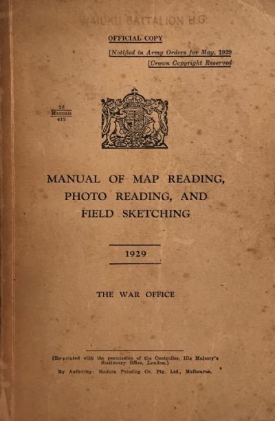 MANUAL OF MAP READING, PHOTO READING, AND FIELD SKETCHING