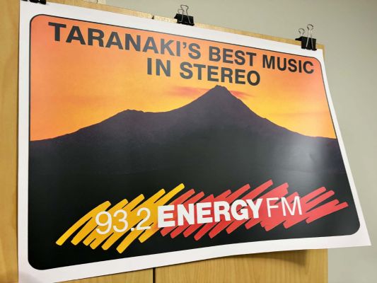 VINTAGE POSTER: 93.2 Energy FM, Taranaki 1984