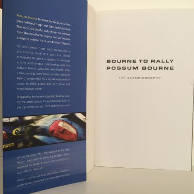 BOURNE TO RALLY: Possum Bourne the Autobiography