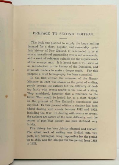 MAORI AND PAKEHA: A History of New Zealand