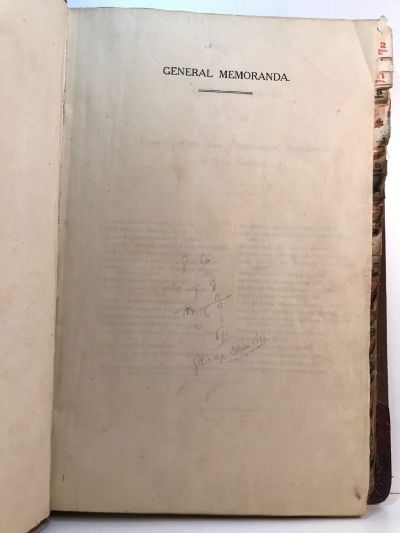 NEW ZEALAND FIRE: General Memoranda