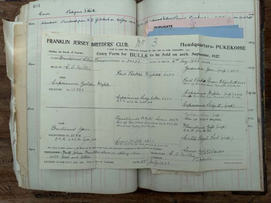 OLD FARM LEDGER BOOK 1925 - 1950s