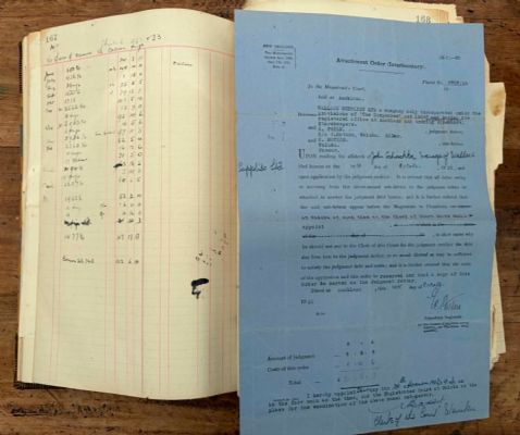 OLD FARM LEDGER BOOK 1925 - 1950s