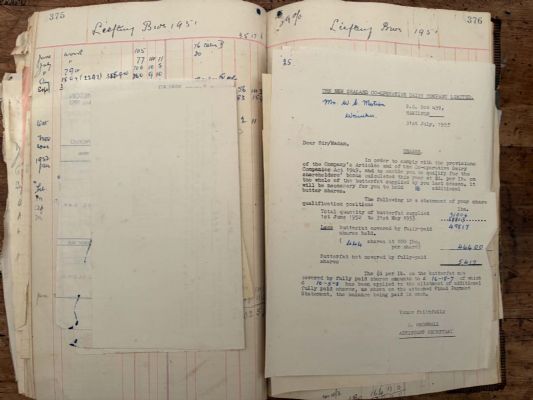 OLD FARM LEDGER BOOK 1925 - 1950s