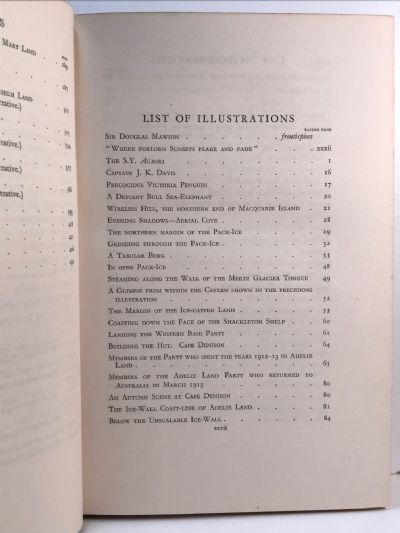 THE HOME OF THE BLIZZARD: Being the Story of the Australasian Antarctic Expedition, 1911-1914