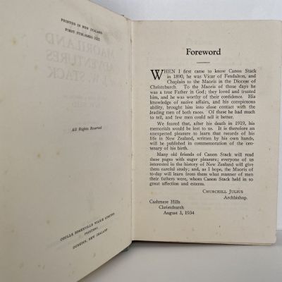 EARLY MAORILAND ADVENTURES of J.W. Stack